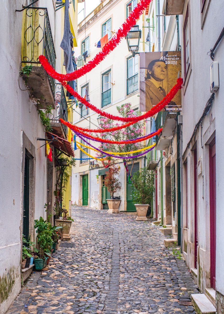 cute streets in Lisbon