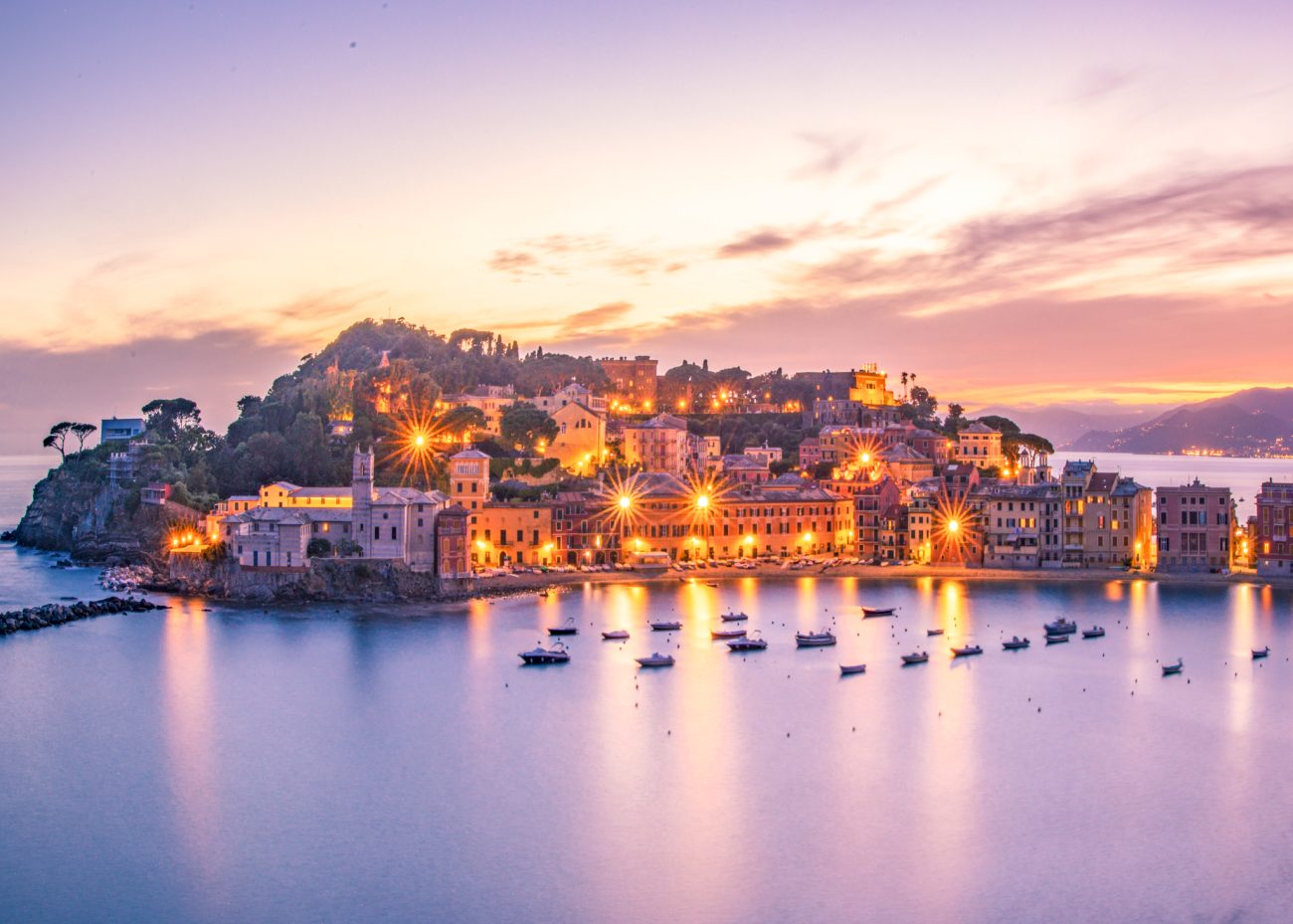 Sestri Levante in Liguria Italy