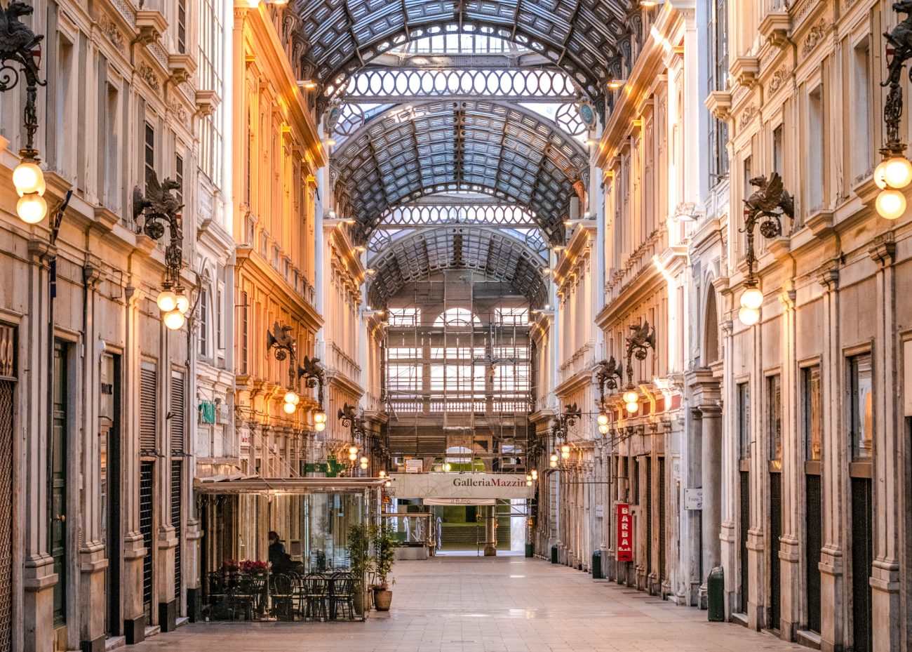Galleria Mazzini in Genoa, Italy