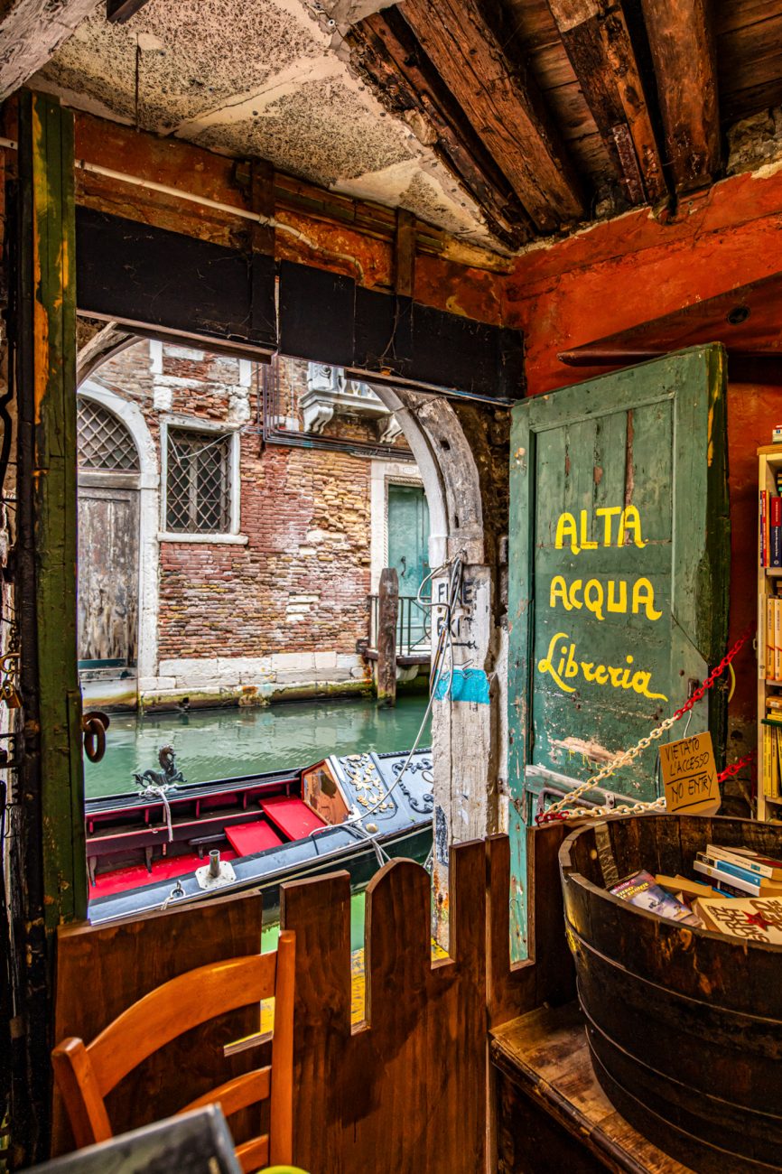 Libreria Acqua Alta one of the most unique places in Venice