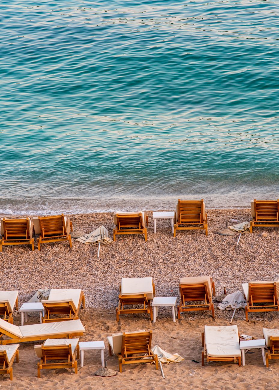 Banje Beach Dubrovnik and turquoise sea