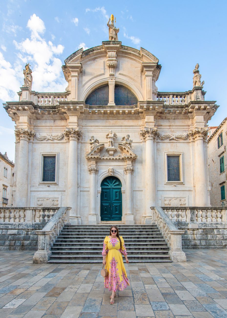St. Blaise's Church is one of the best photo spots in Dubrovnik