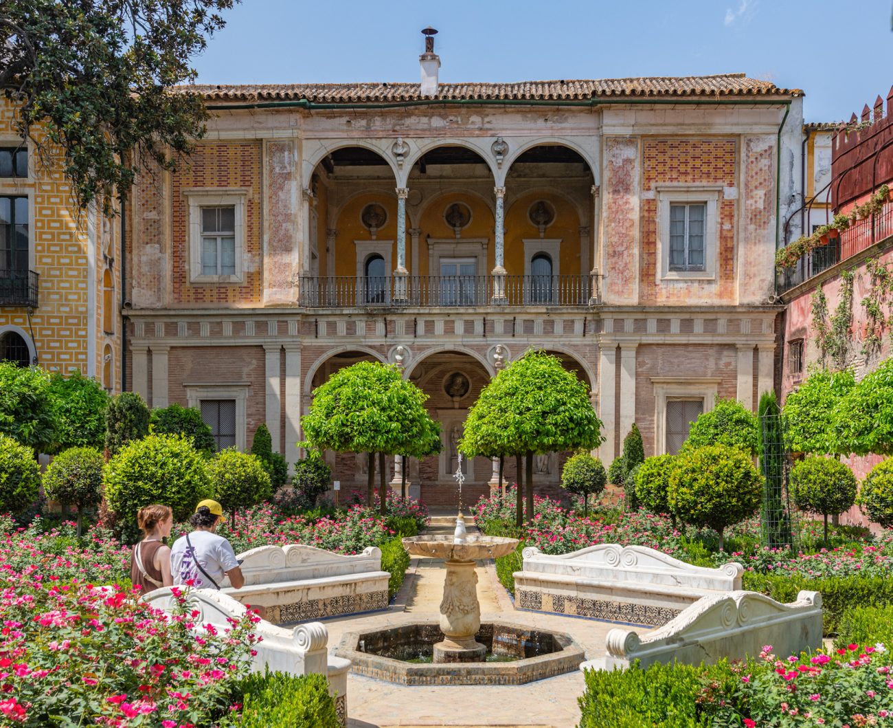 Casa Pilatos garden in Seville