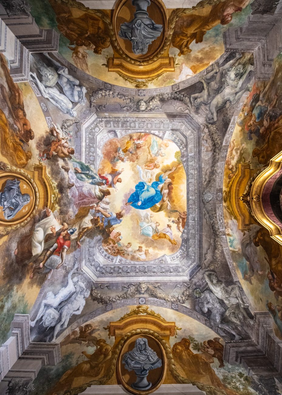 Mafra Palace interior in Portugal