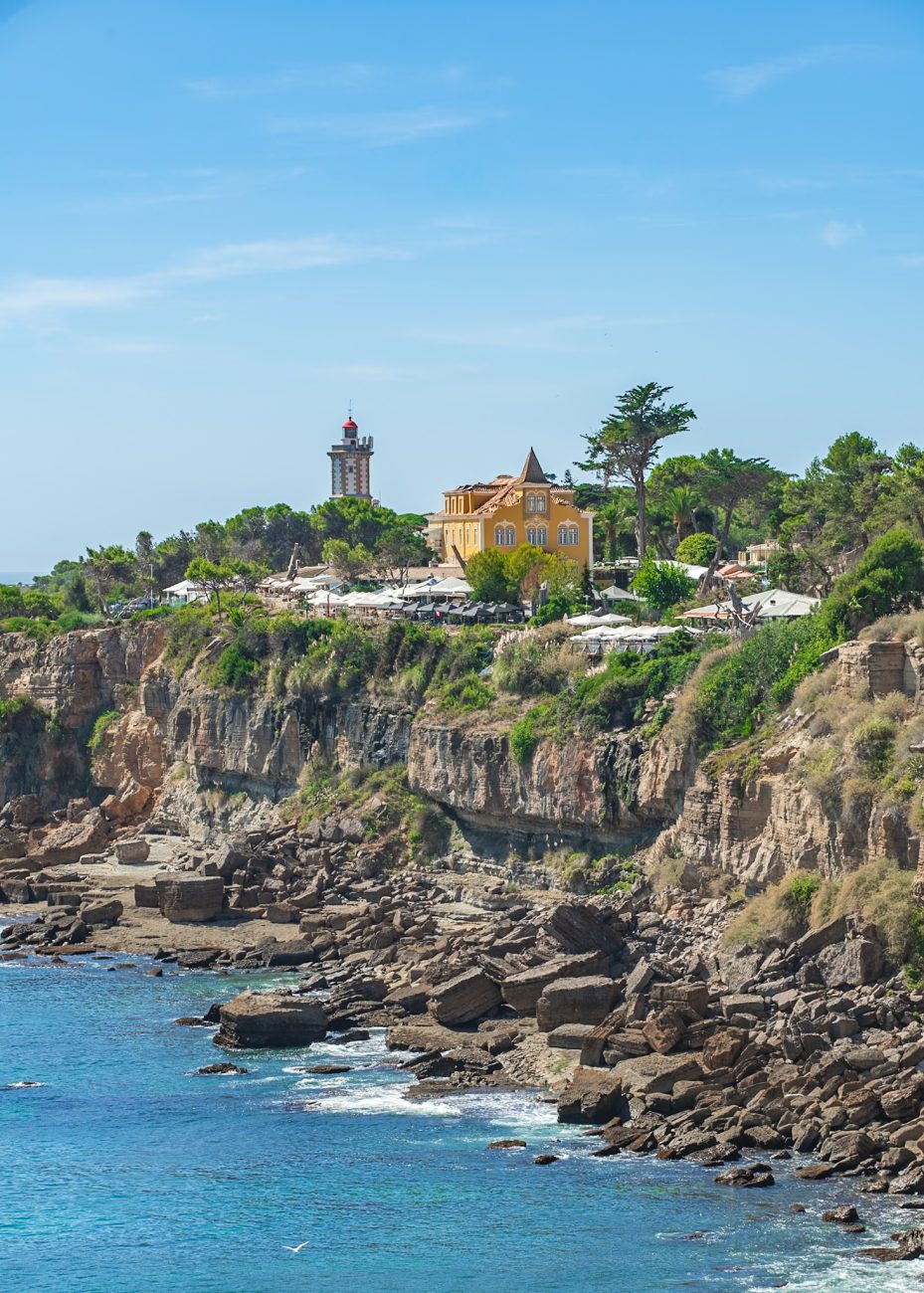 Coastline of Cascais in Portugal