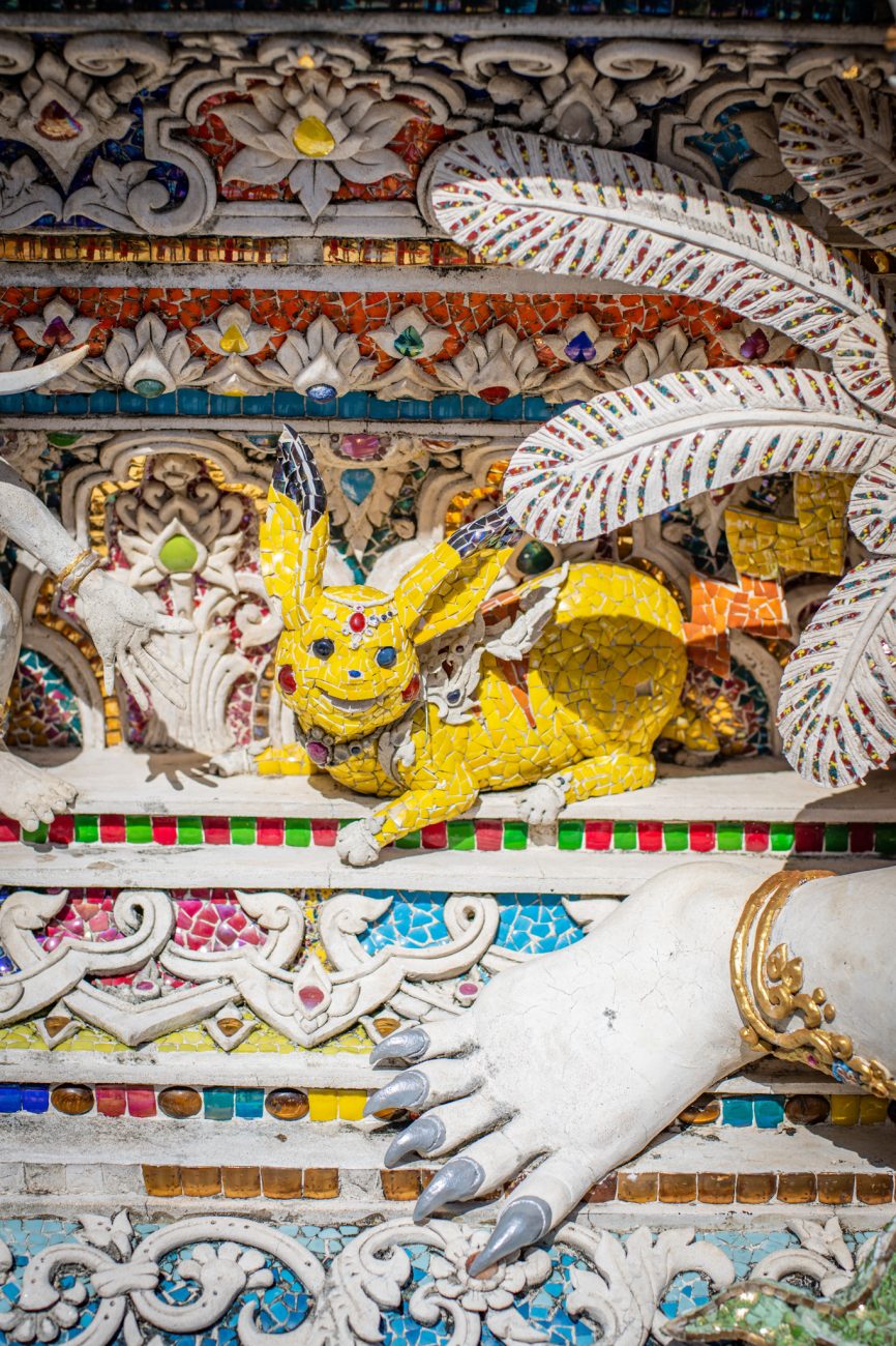 Wat Pariwat Ratchasongkram anime temple in Bangkok