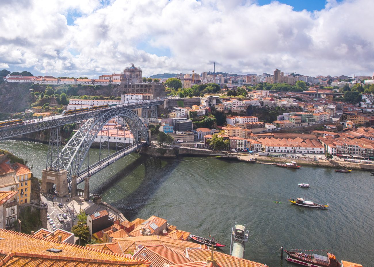 View from Episcopal Palace in Porto, Portugal.JPG