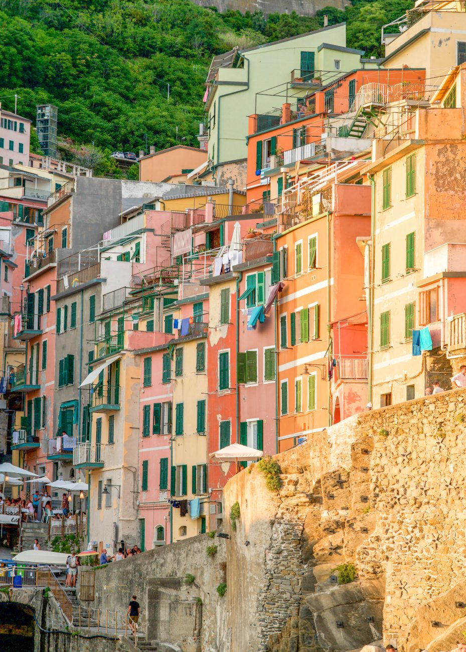 Cinque Terre pastel houses