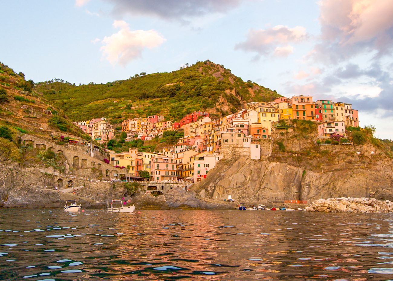 Manarola boat views