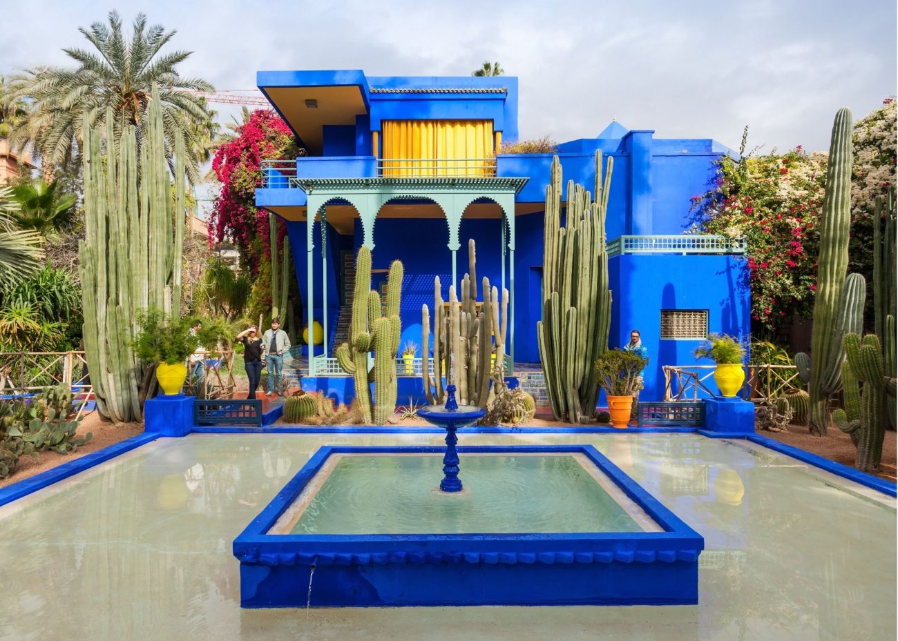 Colorful Jardin Majorelle in Marrakech