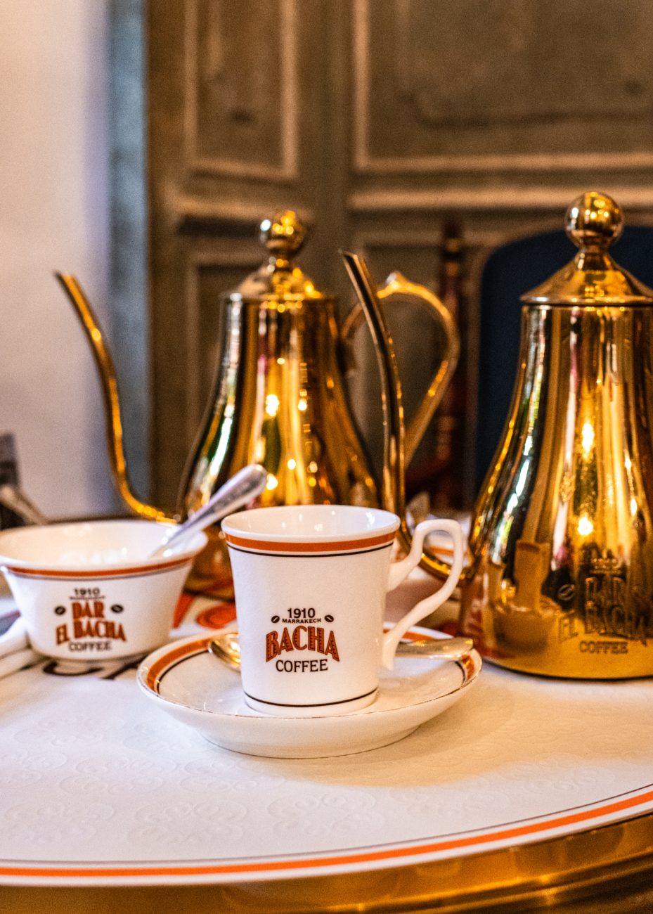 Coffee served at Bacha Coffee with cream and vanilla