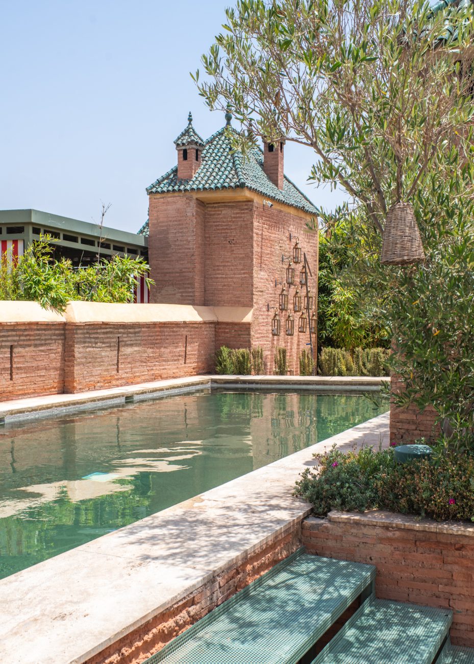 rooftop pool at El Fenn Riad in Marrakech