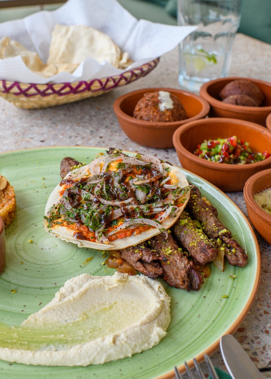 Meal at the Ben Jamil (Lebanese) in Marrakech