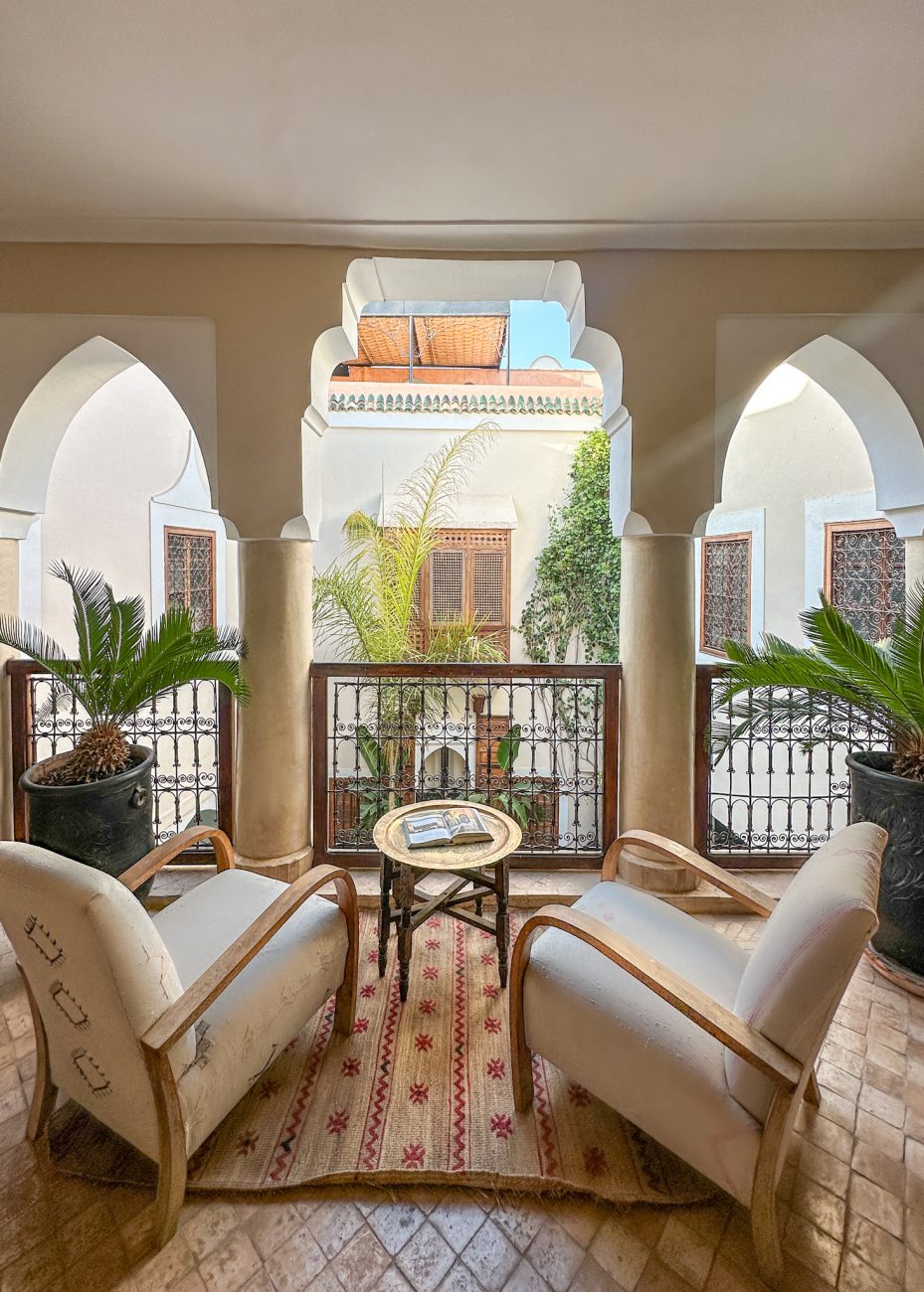 riads in Marrakech with courtyard pool