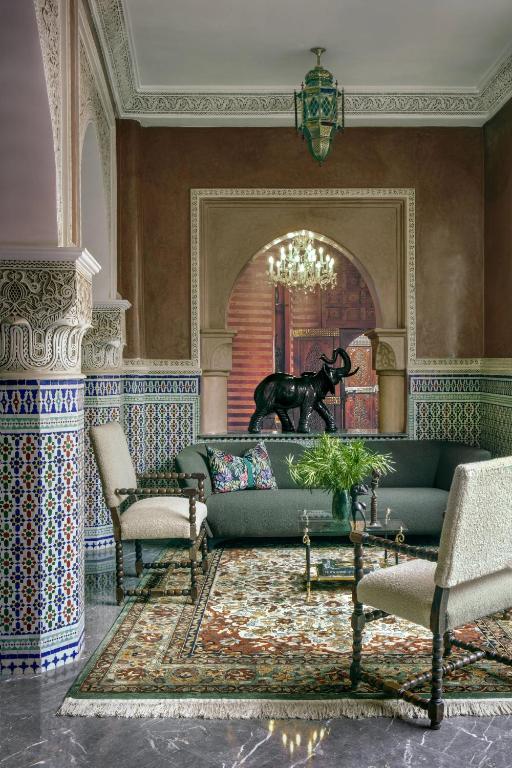 traditional riads in Marrakech with a pool