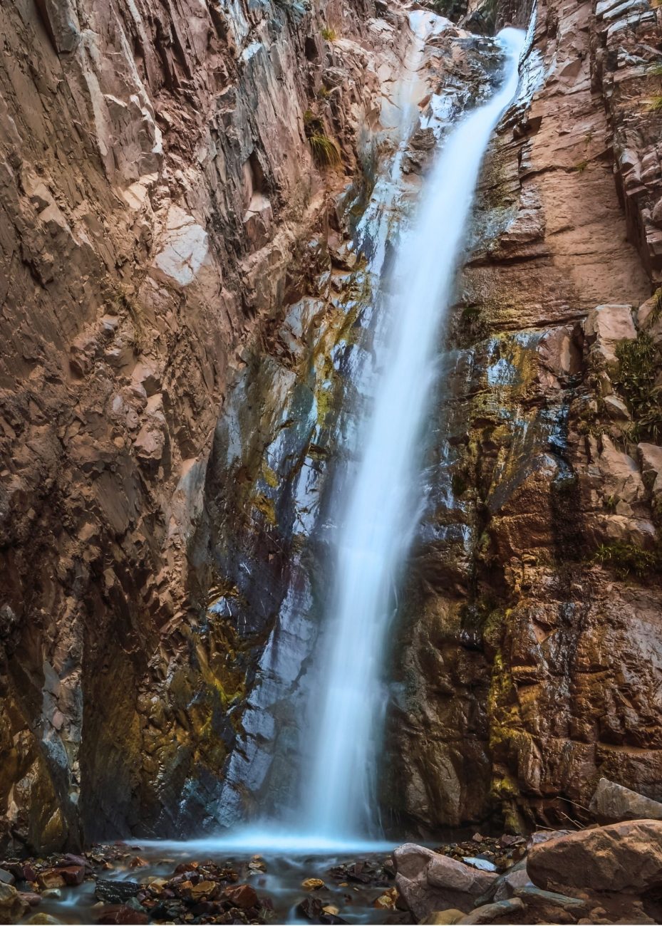 Hidden waterfall at Garganta del Diablo – a serene spot in northern Jujuy