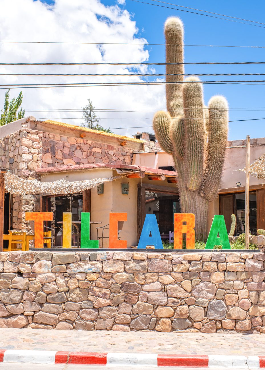Colorful Tilcara, one of the most picturesque villages in Jujuy.