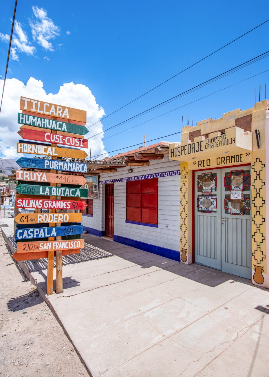 Colorful street art in Tilcara, one of the most picturesque villages in Jujuy.