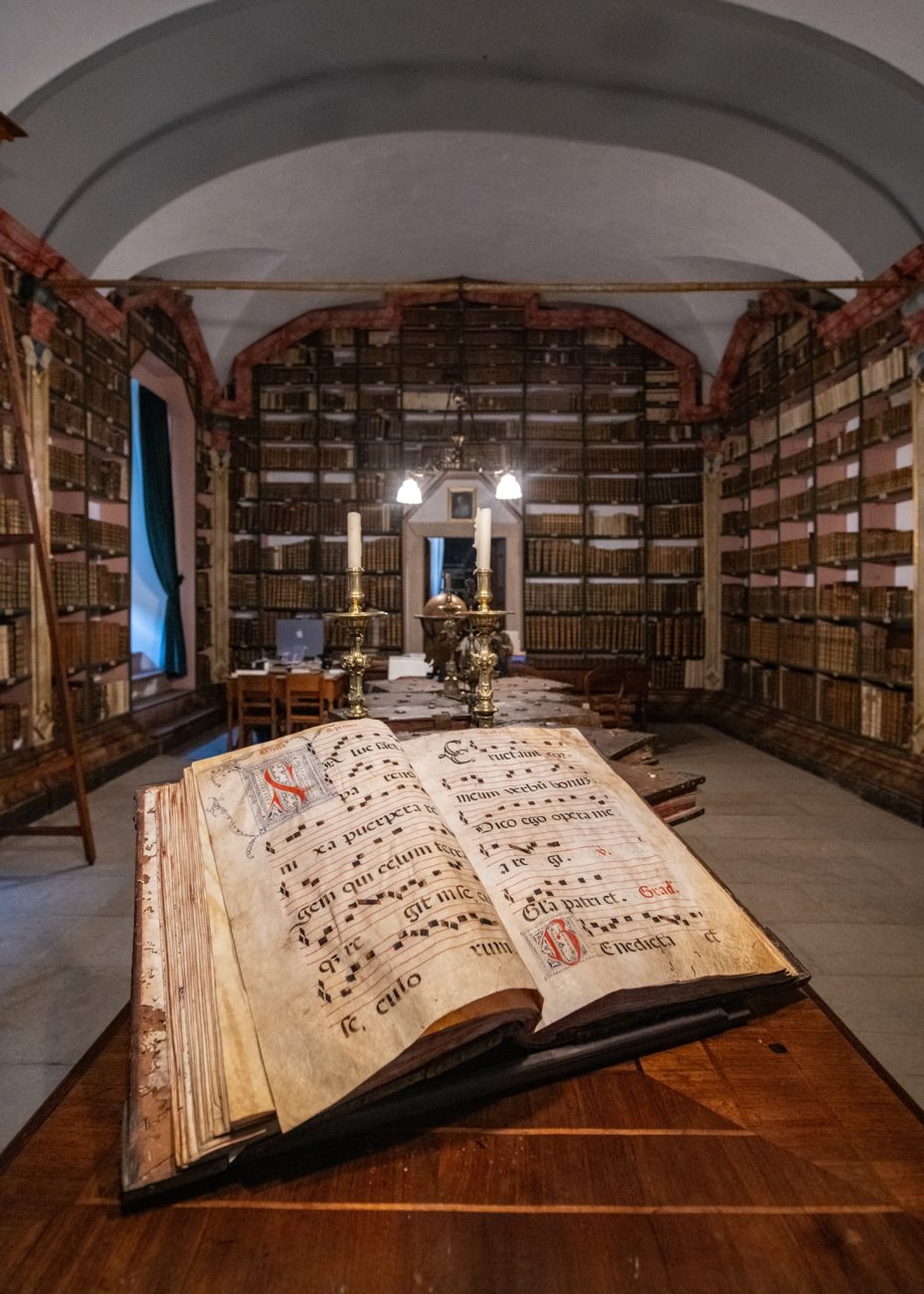 A lesser-known cousin of the Joanina Library, equally enchanting