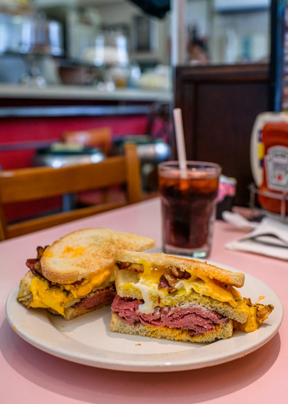 Katz’s Delicatessen pastrami sandwiches, a Lower East Side culinary icon