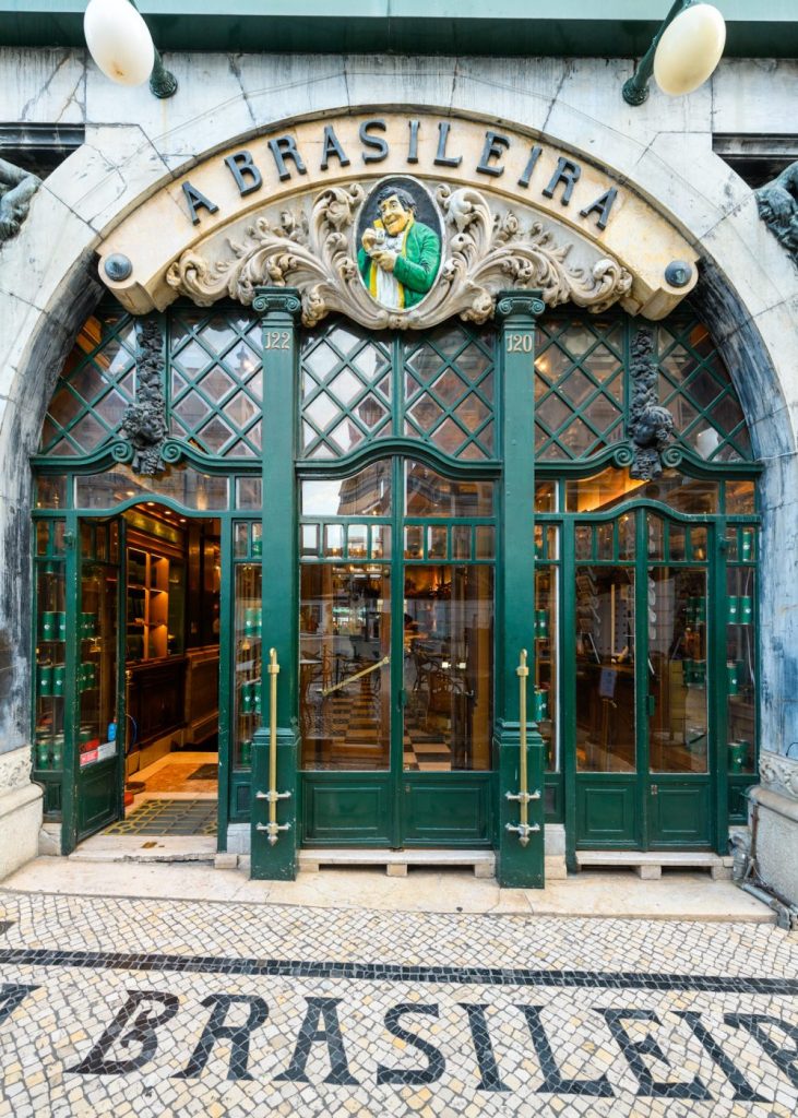 A Brasileira - one of the historical cafes in Lisbon
