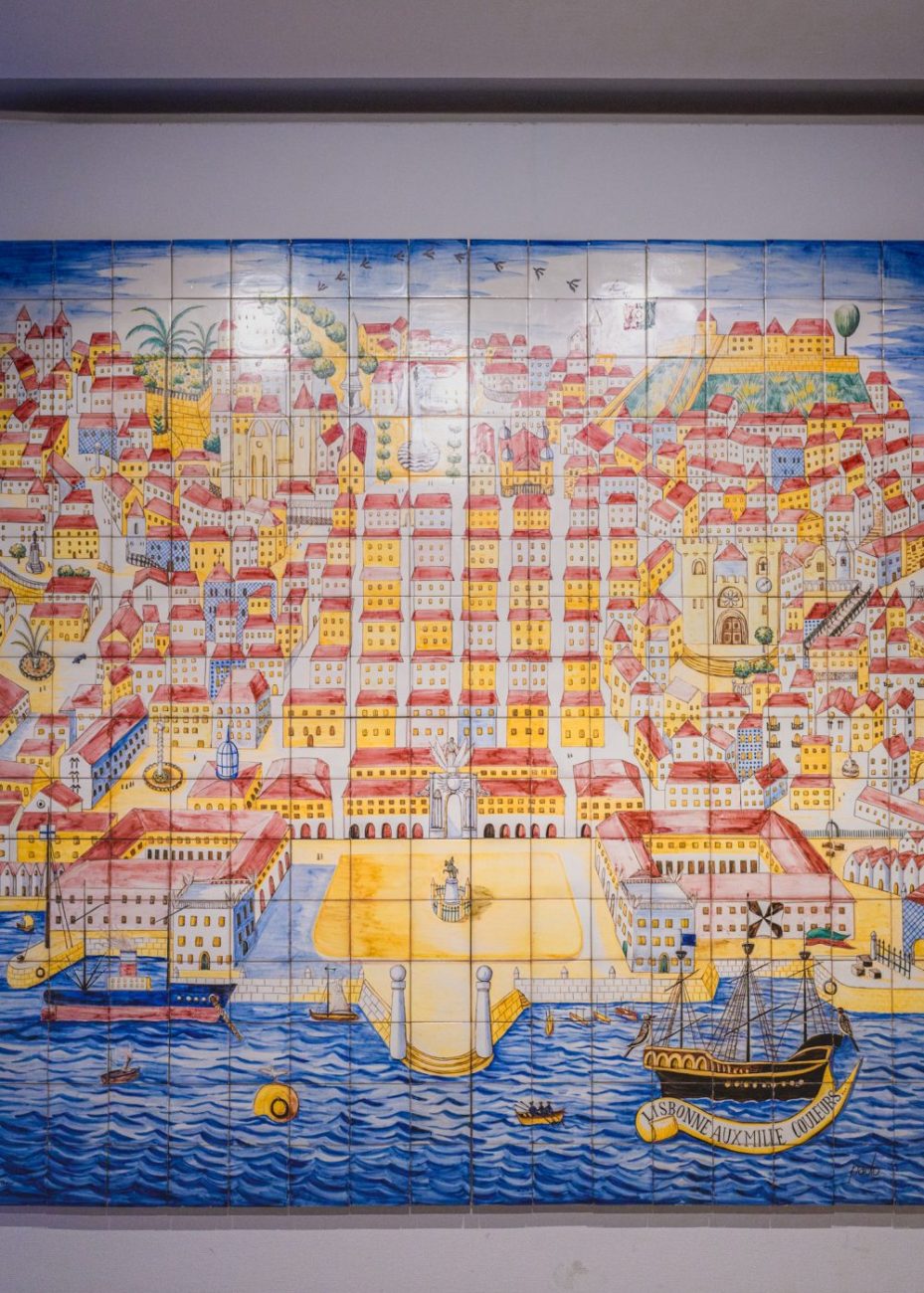 Contemporary azulejos in Lisbon