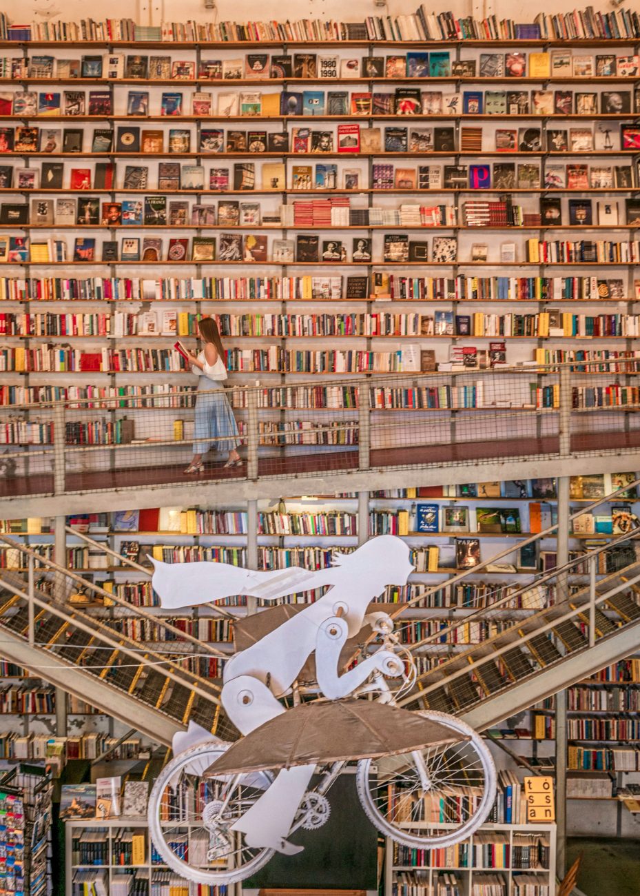 Ler Devagar in LX Factory in Lisbon Ler Devagar in LX Factory is one of the most beautiful bookstores in the world