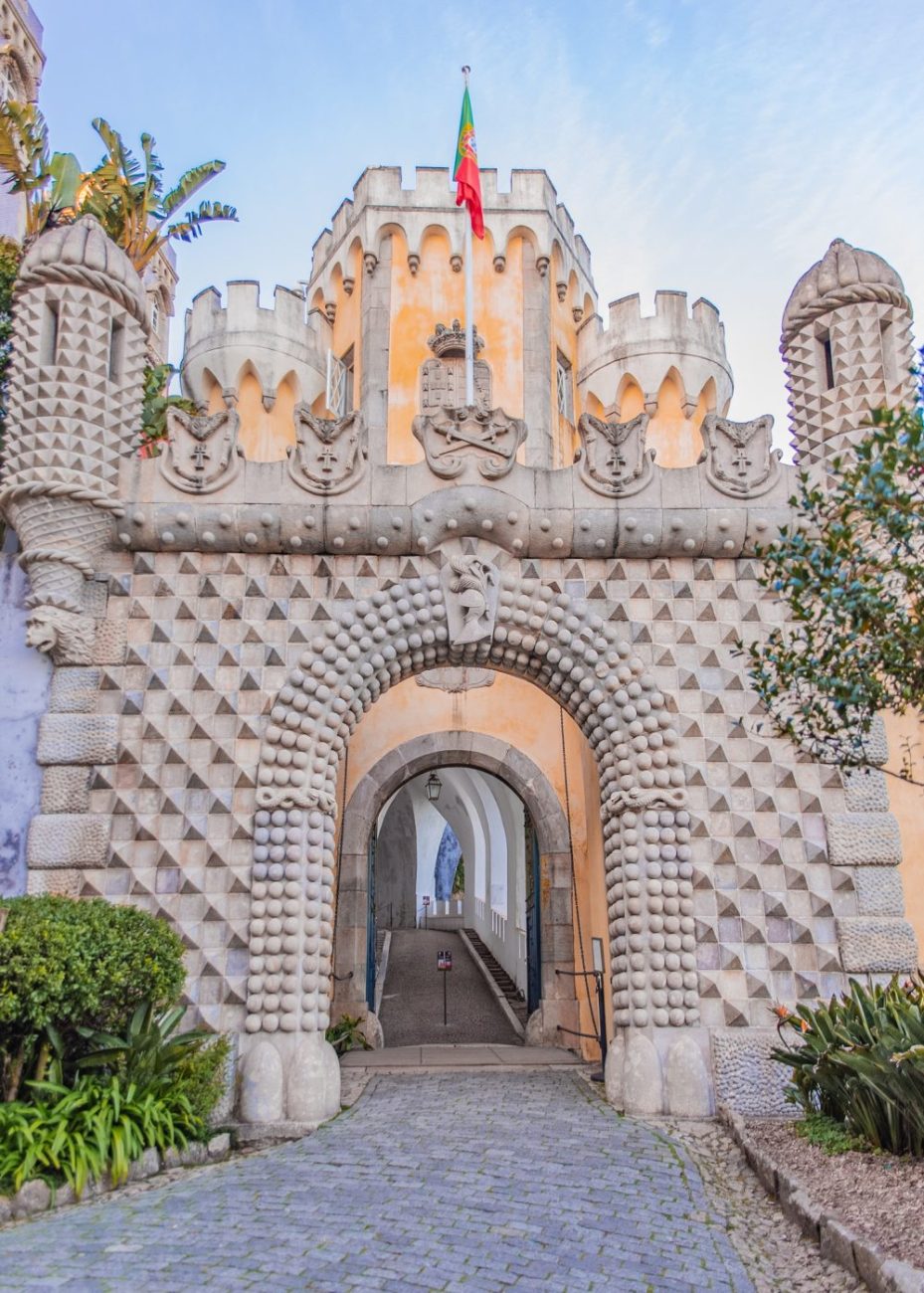 Gate at the Pena Palace in Sintra