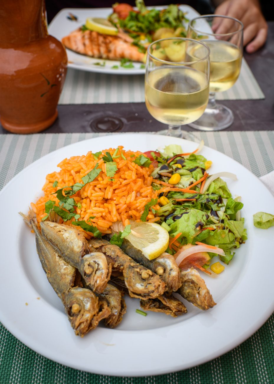 Local Portuguese food in Lisbon