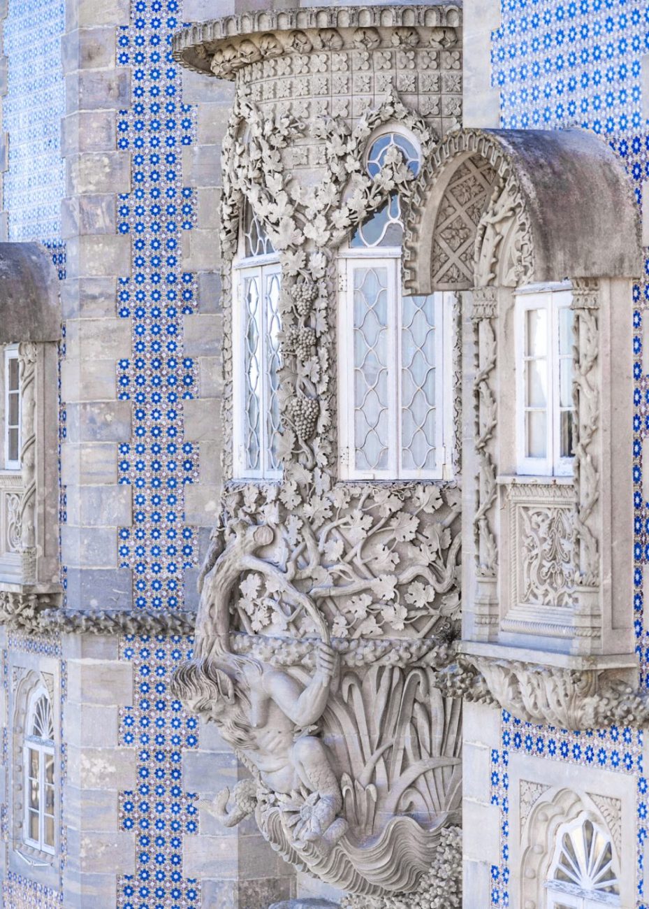Triton’s Terrace at the Pena Palace near Lisbon