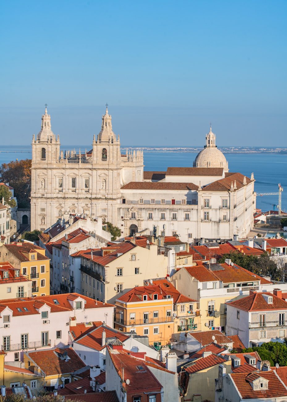 View from Igreja do Castelo de São Jorge in Alfama