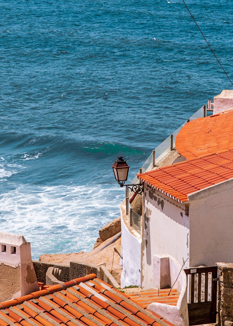 White houses of Azenhas do Mar Portugal