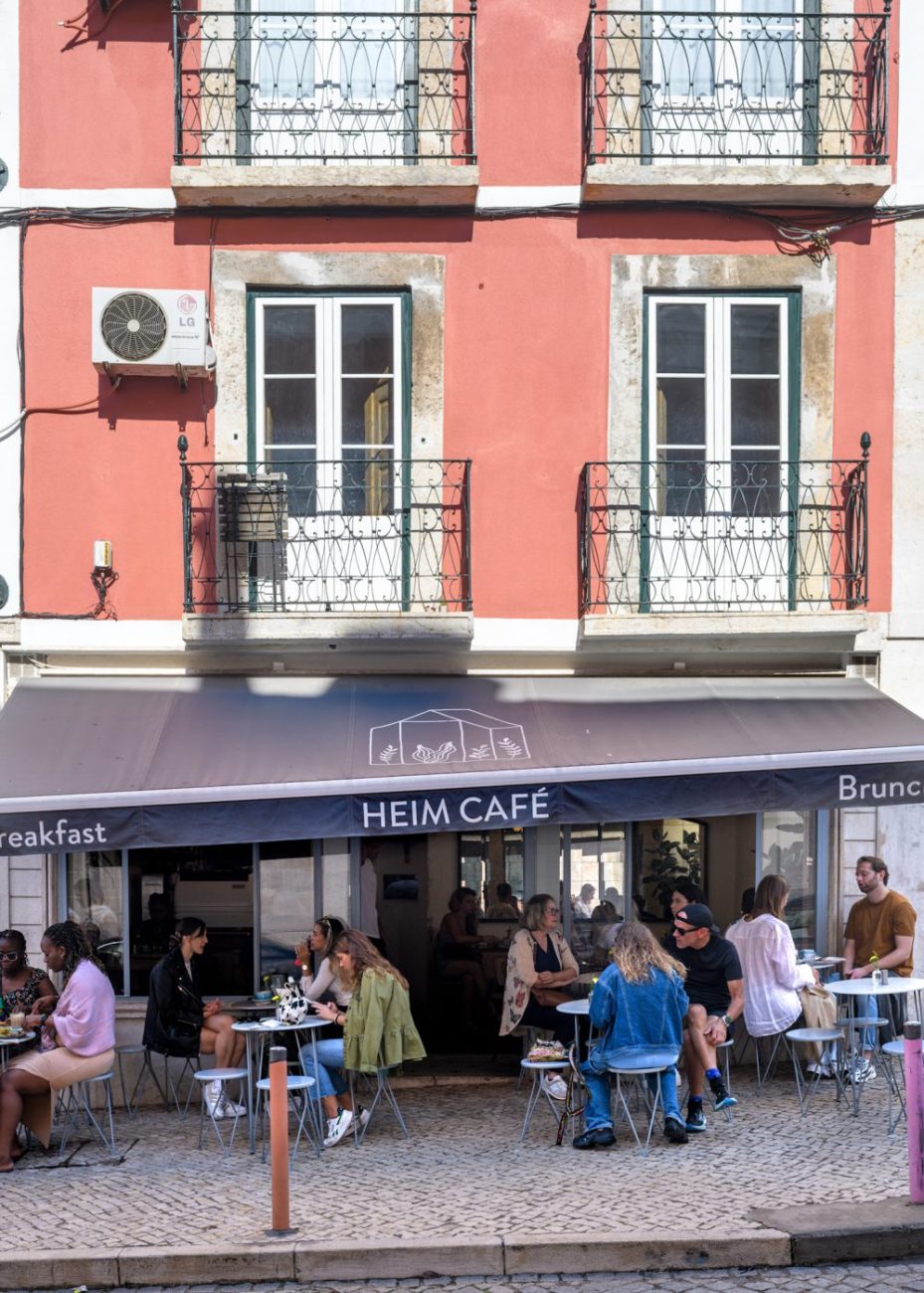 Heim Cafe trendy brunch restaurants in Lisbon with outdoor seating