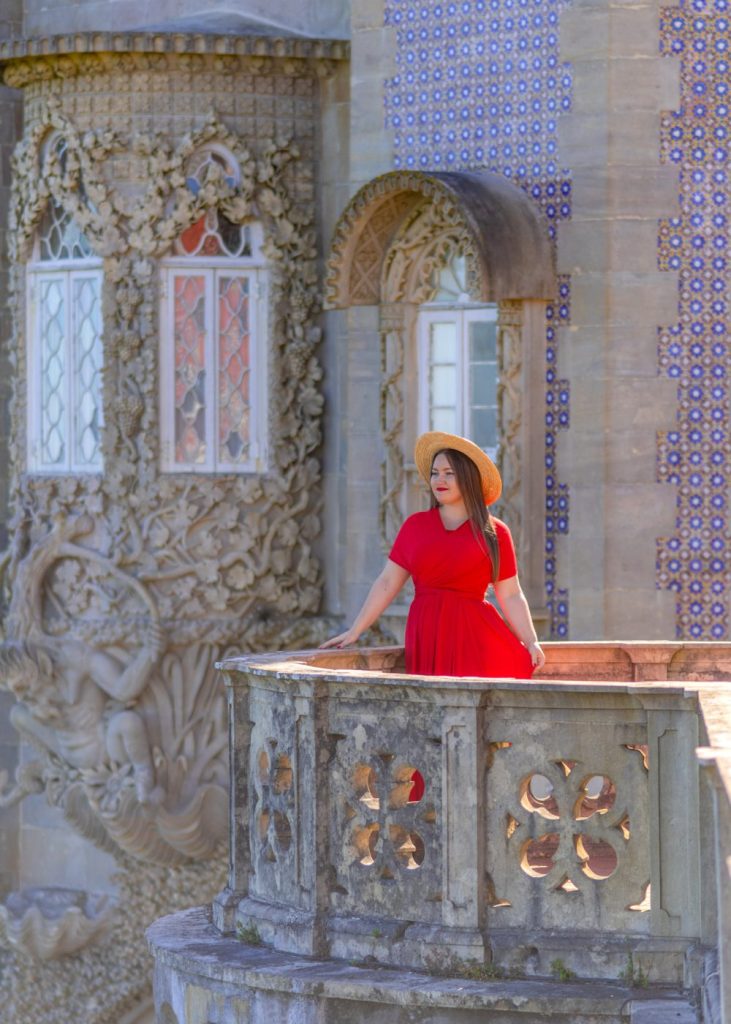 Terraces at Pena Palace overlooking Sintra