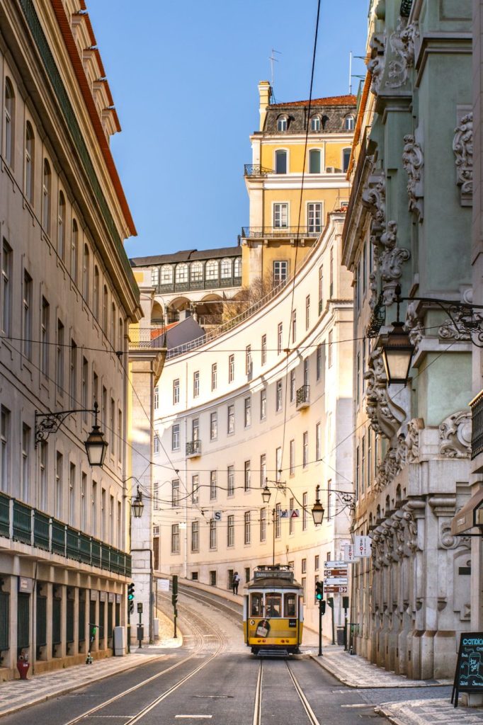Rua da Conceição and Calçada de São Francisco - best tram 28 photo spot