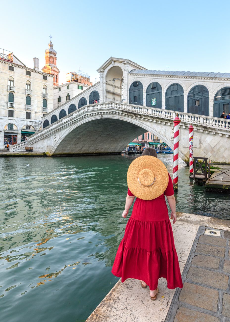 Grand Canal with Rialto Bridge in Venice