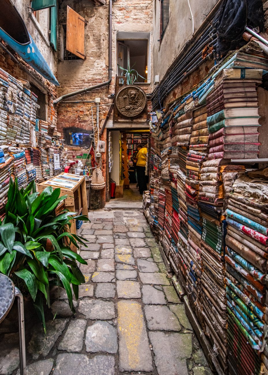 Libreria Acqua Alta one of the most unique Venice Instagram spots