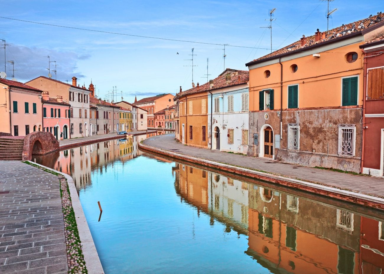 Comacchio in Italy