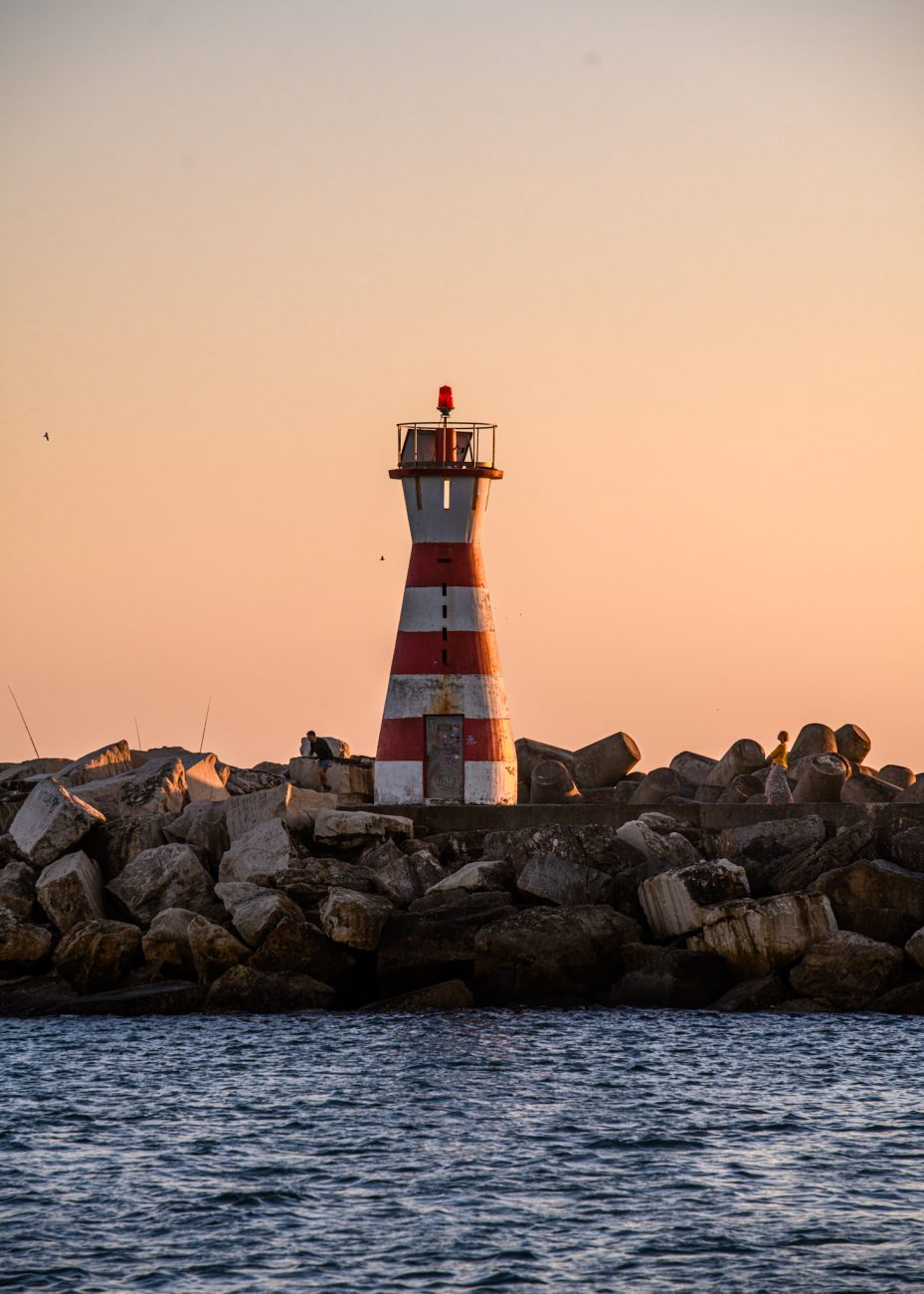 View of Peniche coastline from the Berlengas Islands