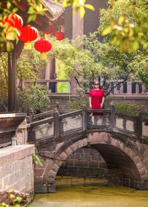 Wuhou Shrine temple complex in Chengdu China