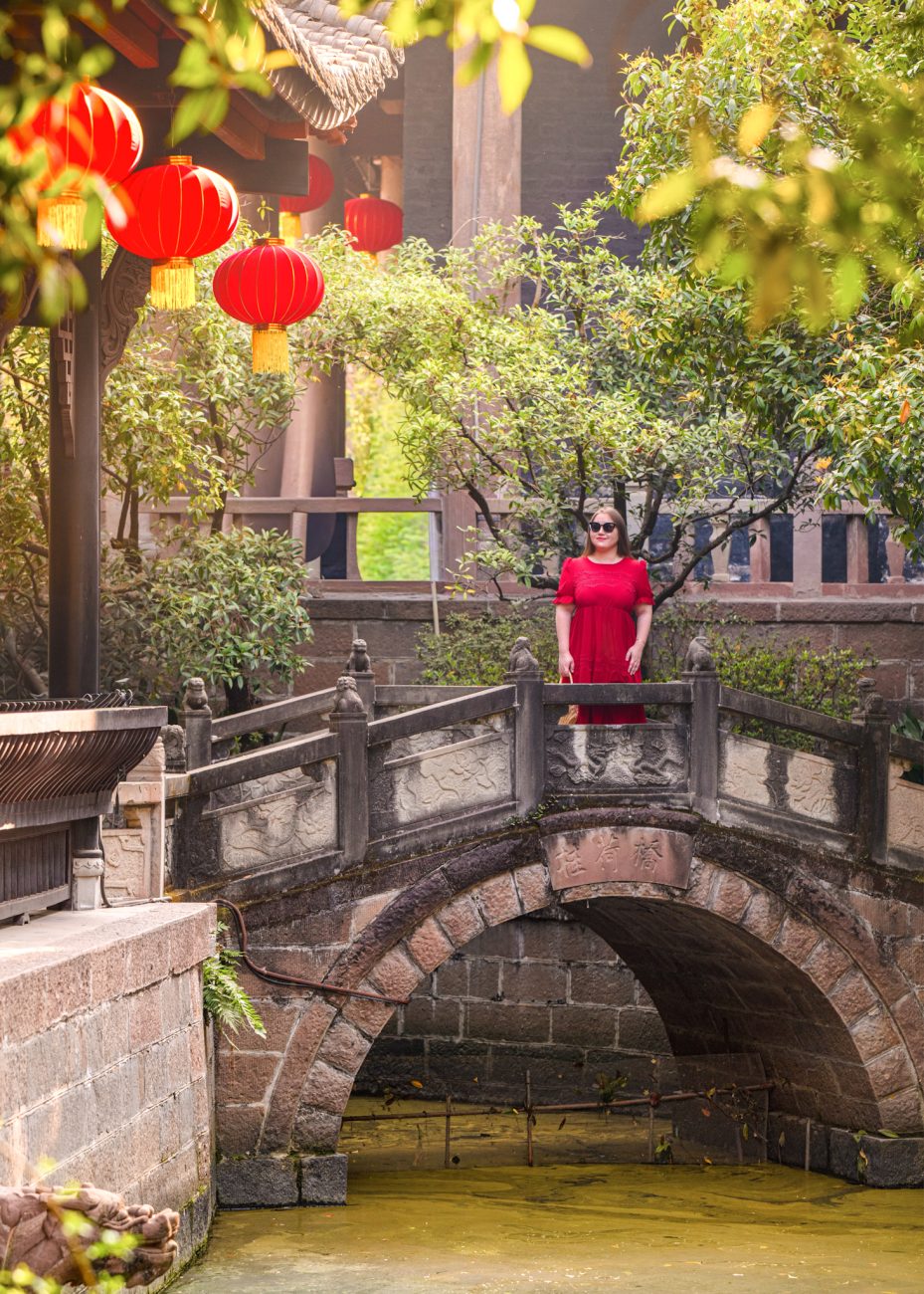 Wuhou Shrine temple complex in Chengdu China