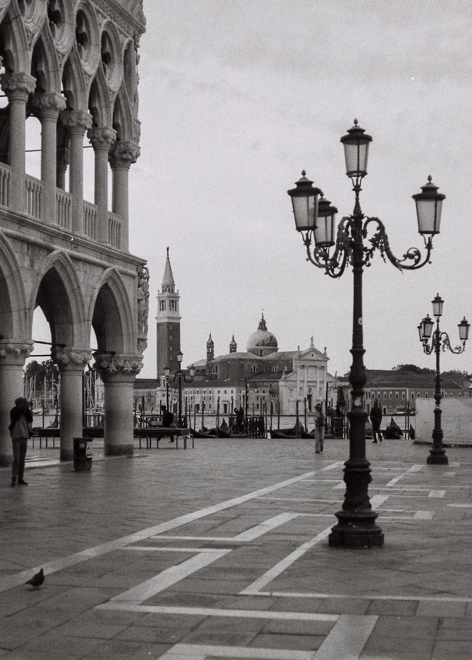 Doge’s Palace in black and white film photography