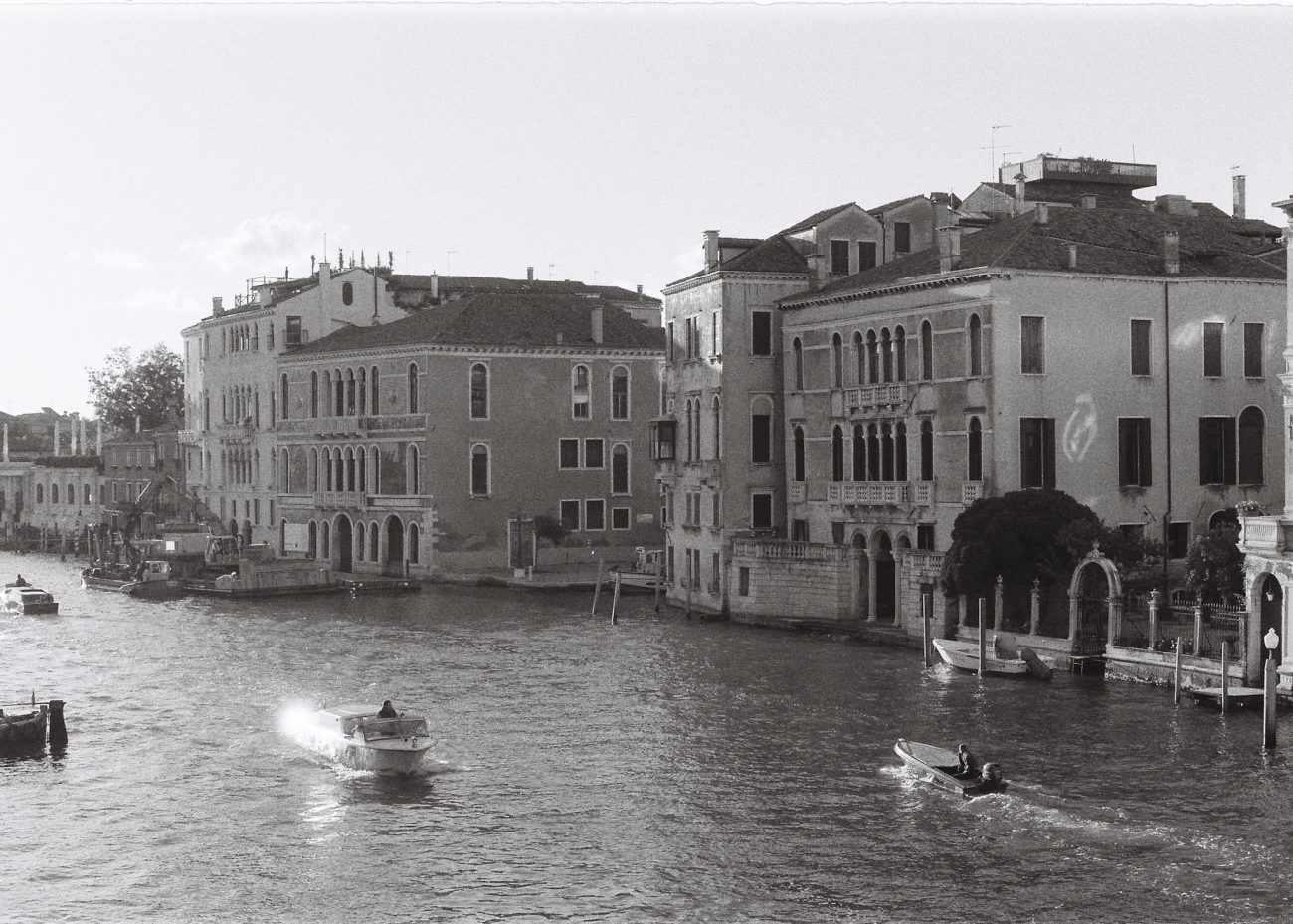 Canal perspective shot on film