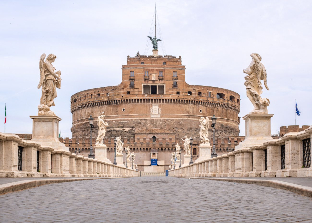 Castel Sant’Angelo along the Tiber River in Rome