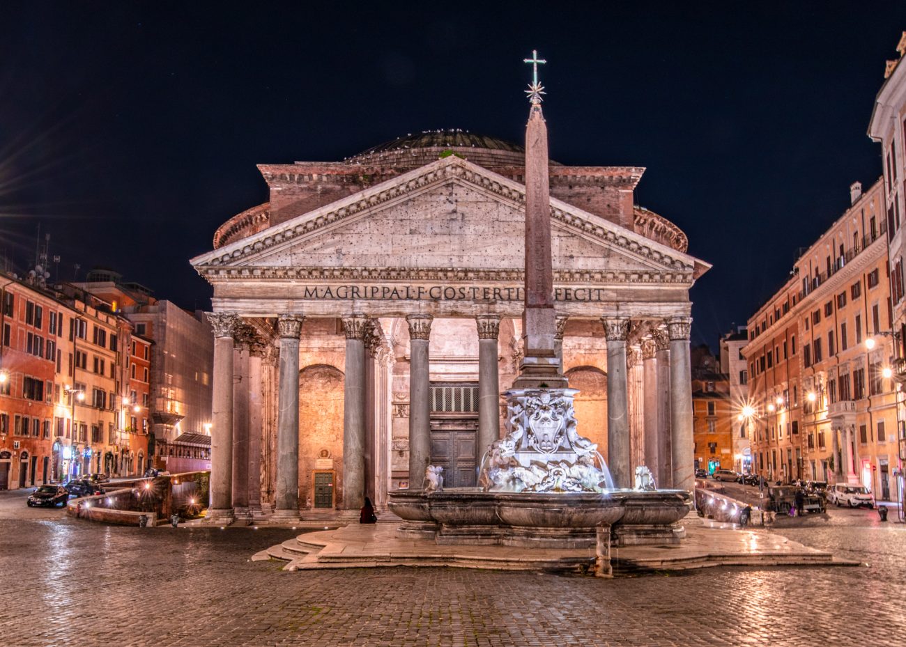 Pantheon Rome exterior Piazza della Rotonda