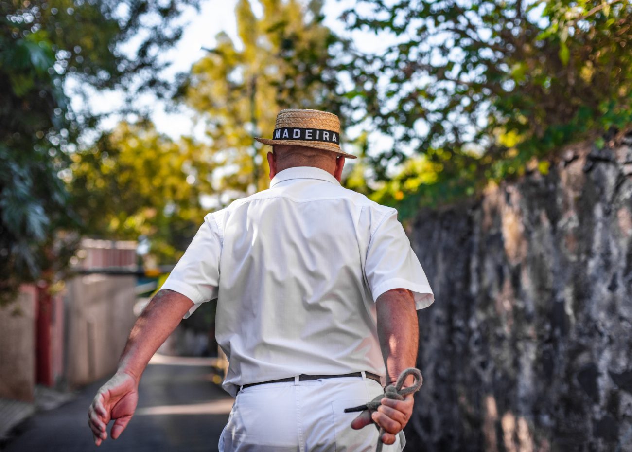 Basket ride in Madeira