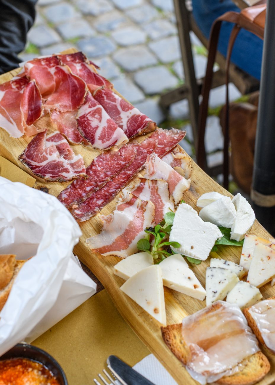 Traditional restaurant in Calcata Vecchia serving local food Lazio Italy