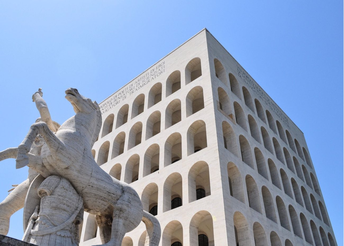 Palazzo della Civiltà Italiana is one of the most unique attractions in Rome