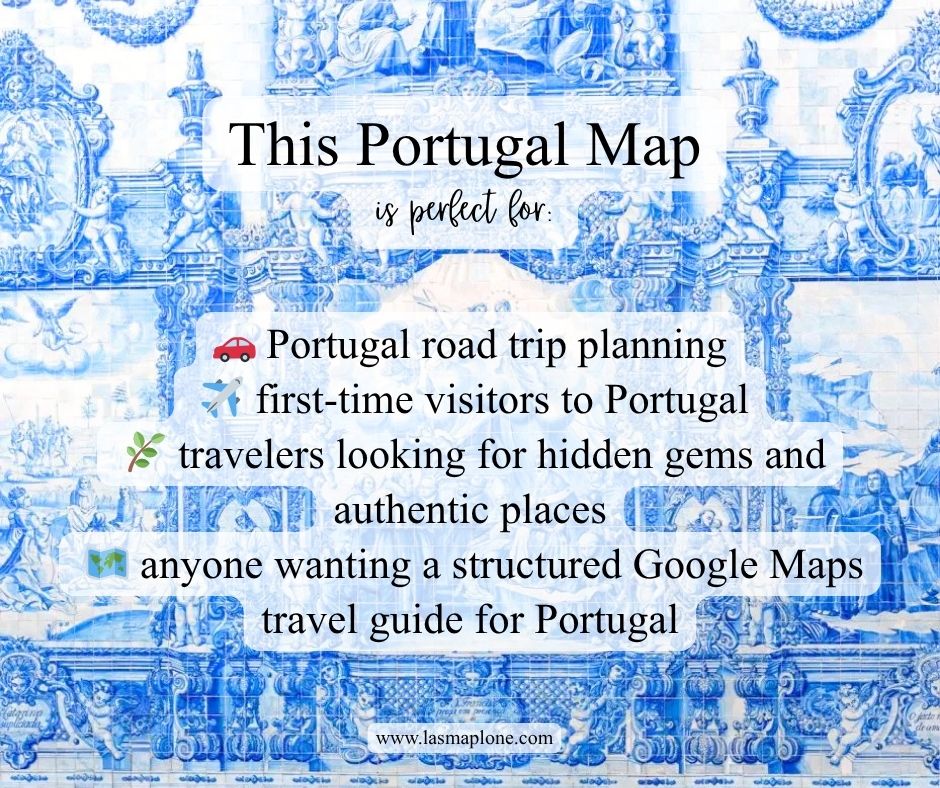 Digital Google Maps for Portugal