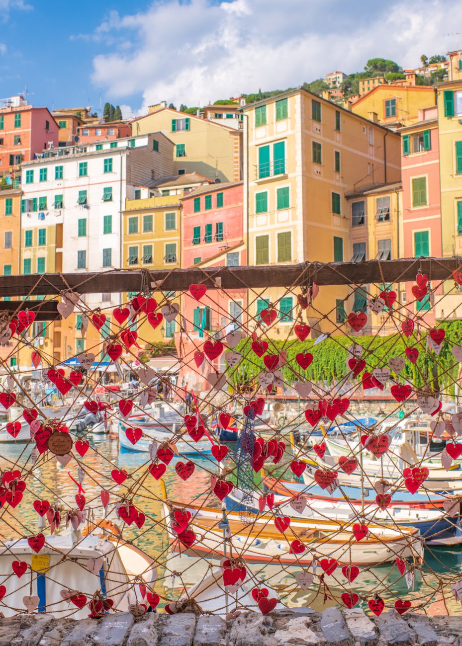 romantic town in Italy